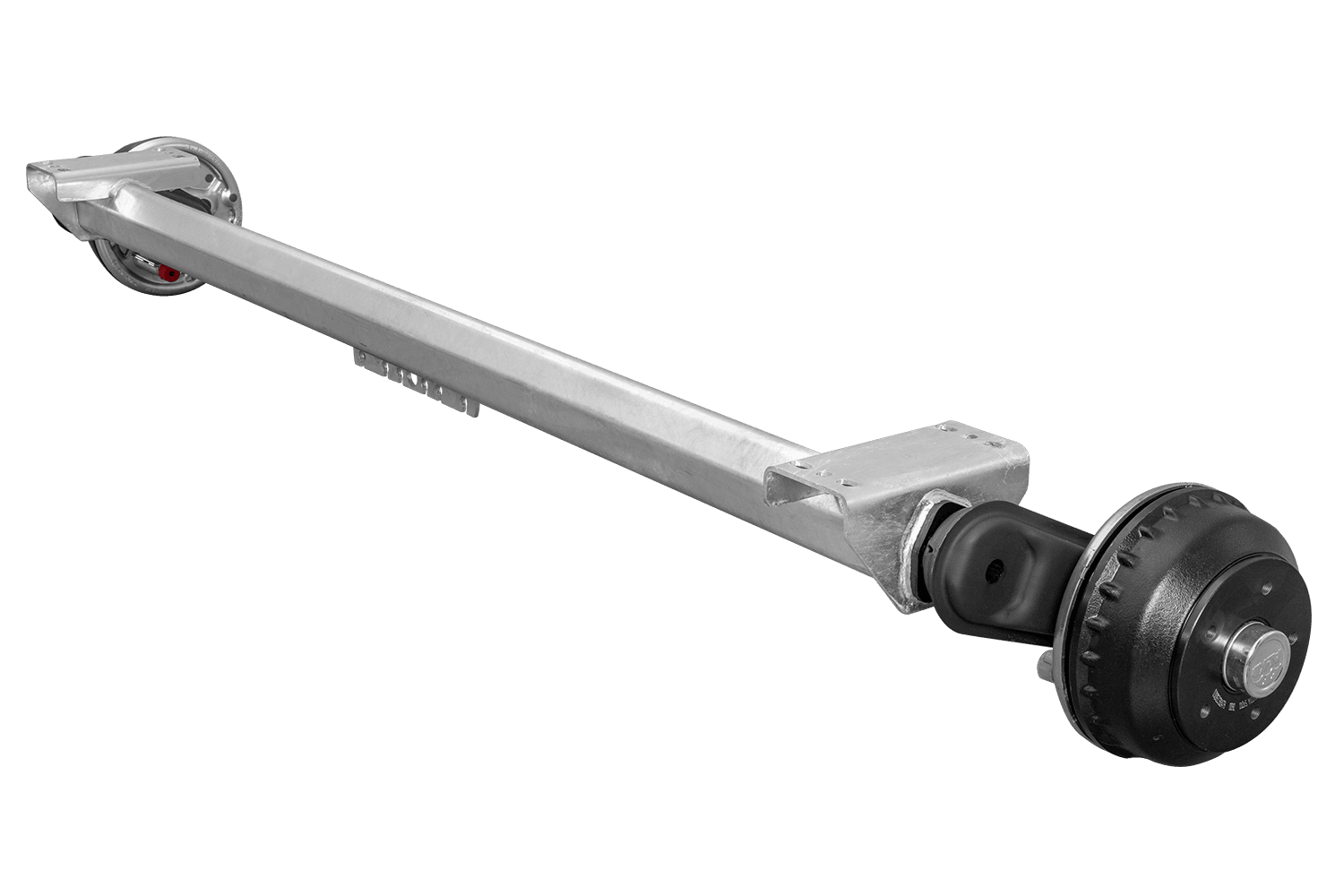Aksel med bremser AL-KO til bådtrailer 1500 mm UNITRAILER